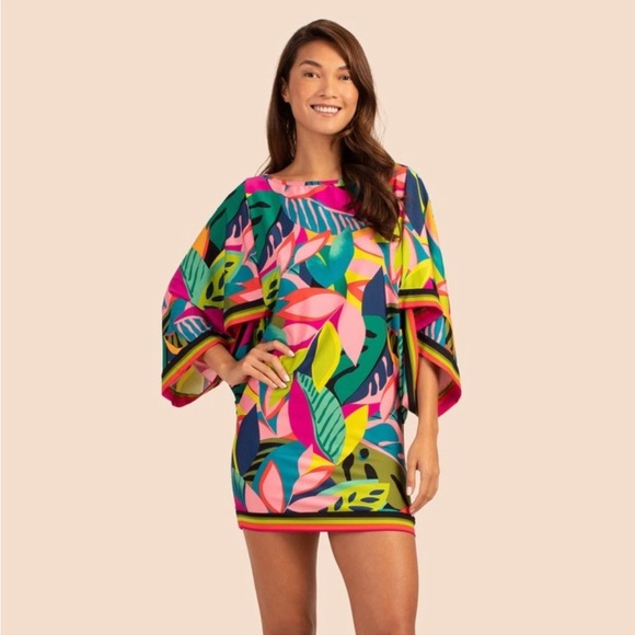 Trina Turk Other - Trina Turk Rainforest Tropical Vibrant Tunic Cover-Up Dress Tunic Small
